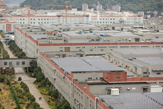 중국 푸젠성 닝더에 있는 CATL의 전기차 배터리 공장 전경. /사진=블룸버그