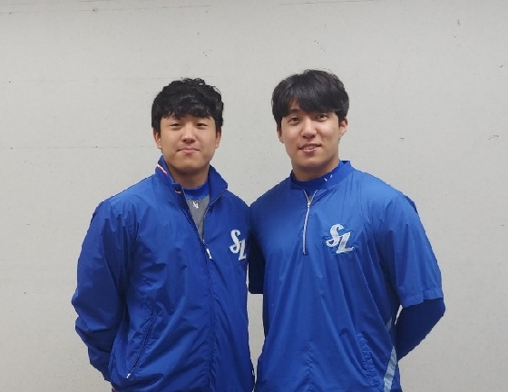 삼성 양창섭(왼쪽)-원태인. /사진=김동영 기자