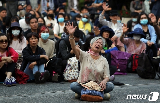 [사진] 홍콩에 자유를