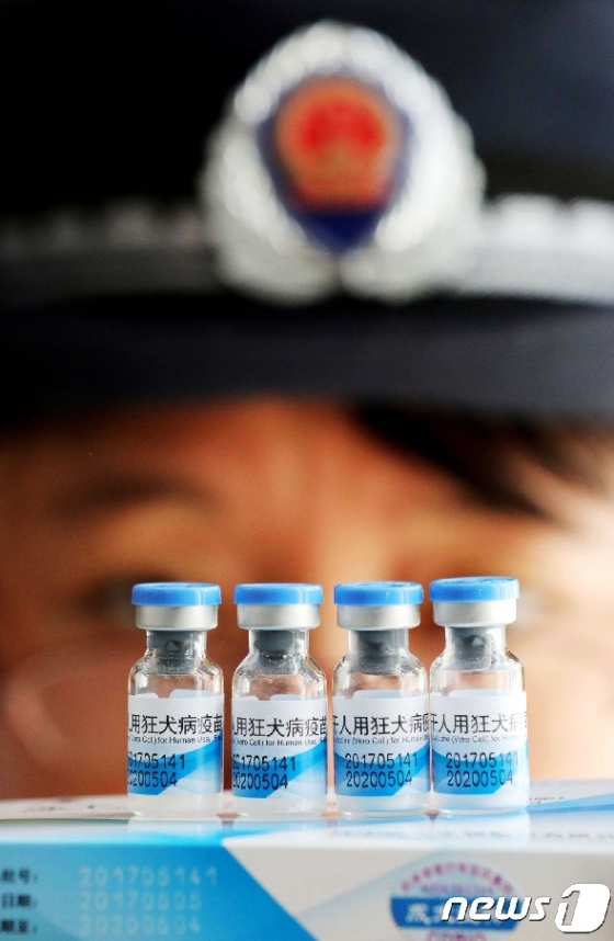중국 가짜 백신 파동  © AFP=뉴스1