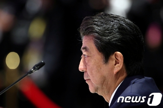아베 신조 일본 총리 <자료사진> © 로이터=뉴스1