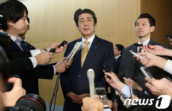 아베 신조(安倍晋三) 일본 총리 © AFP=뉴스1
