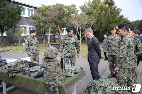 [사진] 특전사 제주훈련장 찾은 박삼득 국가보훈처장