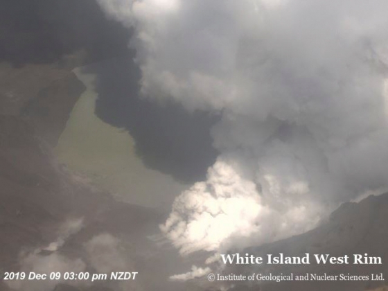 뉴질랜드 북섬 동해안에 있는 화이트아일랜드에서 9일(현지시간) 화산이 갑자기 폭발해 부상자와 실종자가 다수 발생했다. /사진=로이터