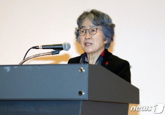 [사진] 축사하는 박은정 국민권익위원장