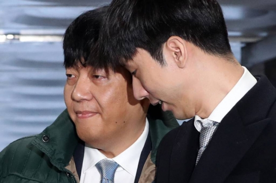 이재웅 쏘카 대표(왼쪽)와 박재욱 VCNC 대표. /사진=이기범 기자.