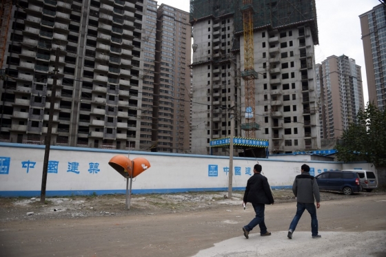 중국 베이징에서 건설 중인 아파트 단지. /사진=AFP