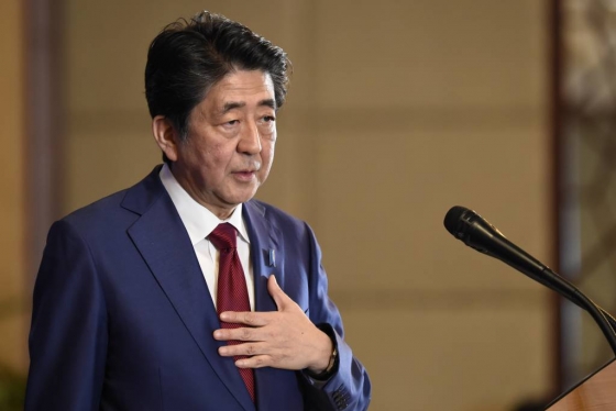 아베 신조(安倍晋三) 일본 총리. /사진=AP·뉴시스