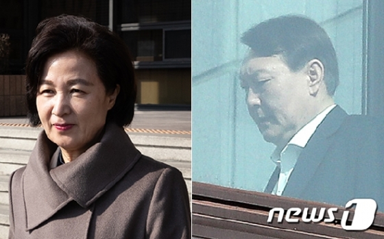 추미애(왼쪽) 법무부장관과 윤석열 검찰총장. © News1 유승관 기자,박지혜 기자