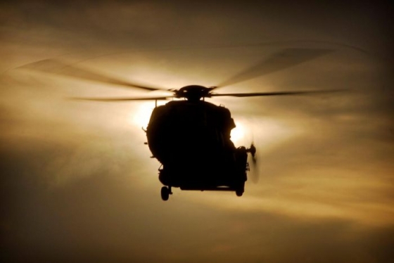 화재를 확대시킨 것으로 추정되는 호주의 MRH-90 헬리콥터. /사진 = ABC 뉴스