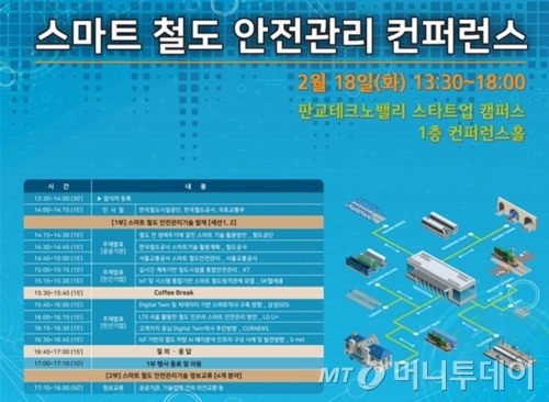 국토부, '스마트 철도안전관리 컨퍼런스' 18일 개최