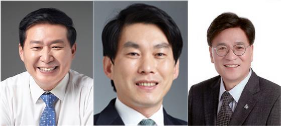 더불어 민주당 김포을 경선 후보자 왼쪽부터 김준현, 박진영, 이회수.© 뉴스1<br>
