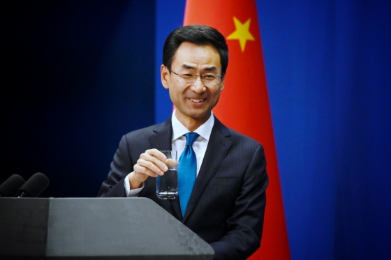 겅솽 중국 외교부 대변인. /사진=AFP