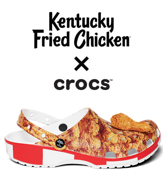 KFC X 크록스 컬래버레이션 클로그 슈즈/사진=크록스 공식 홈페이지
