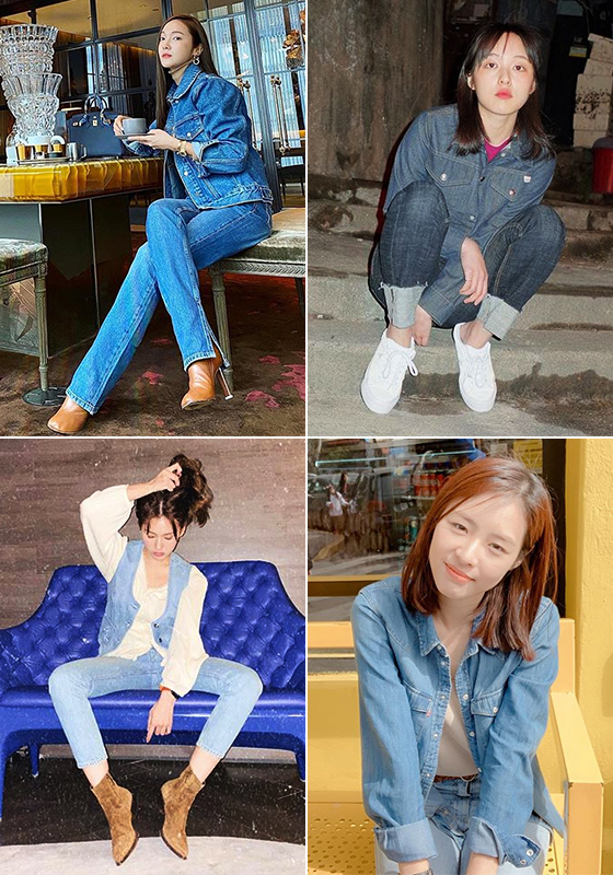 왼쪽부터 시계 방향으로 가수 제시카, 배우 김보라, 이연희, 가수 전소미/사진=각 스타 인스타그램