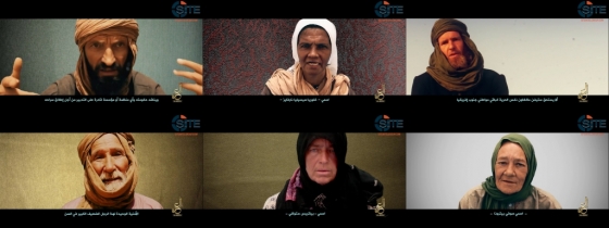 이슬람국가(IS)가 텔레그램을 통해 공개한 인질 6명을 담은 영상. /사진=AFP