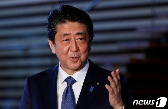 아베 신조 일본 총리. <자료사진> © 로이터=뉴스1