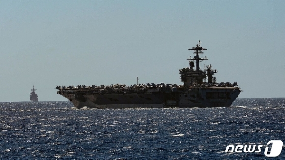  ر  װ USS þ 罺Ʈ&#40;CVN 71&#41;. &copy; AFP=1