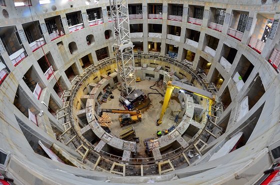 ITER 건설현장, 핵융합로가 들어설 토카막 빌딩 내부/사진=ITER 국제기구