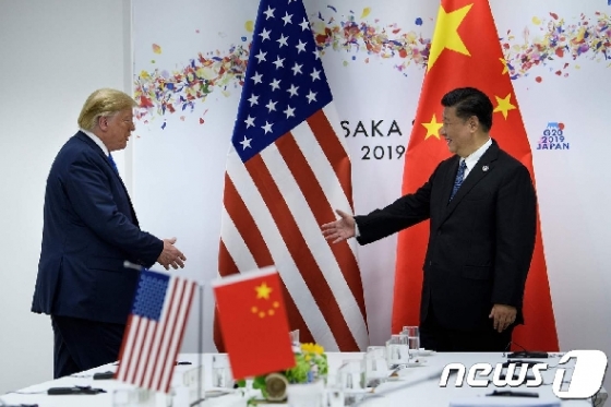 도널드 트럼프 미국 대통령(왼쪽)과 시진핑 중국 국가주석. 2019.6.29/뉴스1 © AFP=뉴스1