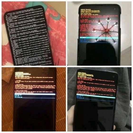 중국에서 발생한 삼성전자 일부 갤럭시 제품에서 나타난 무한 재부팅 현상 /사진=웨이보