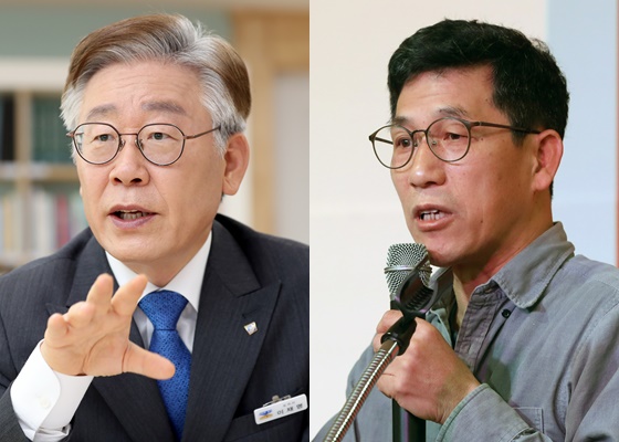 이재명 경기도지사(왼쪽)와 진중권 전 동양대 교수./사진=머니투데이DB, 뉴스1