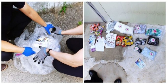 이재명 경기도지사가 대북전단 낙하물이 의정부 한 가정집에서 발견됐다며 지난 18일 페이스북에 사진을 올렸다. /사진=이재명 경기도지사 페이스북