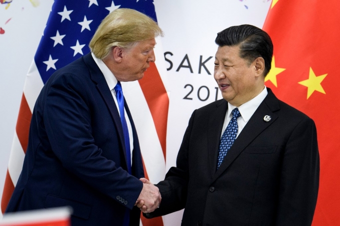 미국의 도널드 트럼프 대통령과 중국의 시진핑 국가주석. /사진=AFP