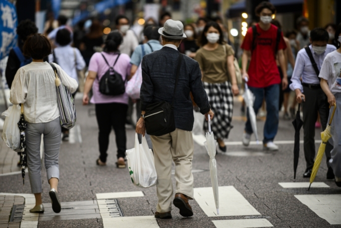 일본 도쿄의 한 시내 거리. /사진=AFP