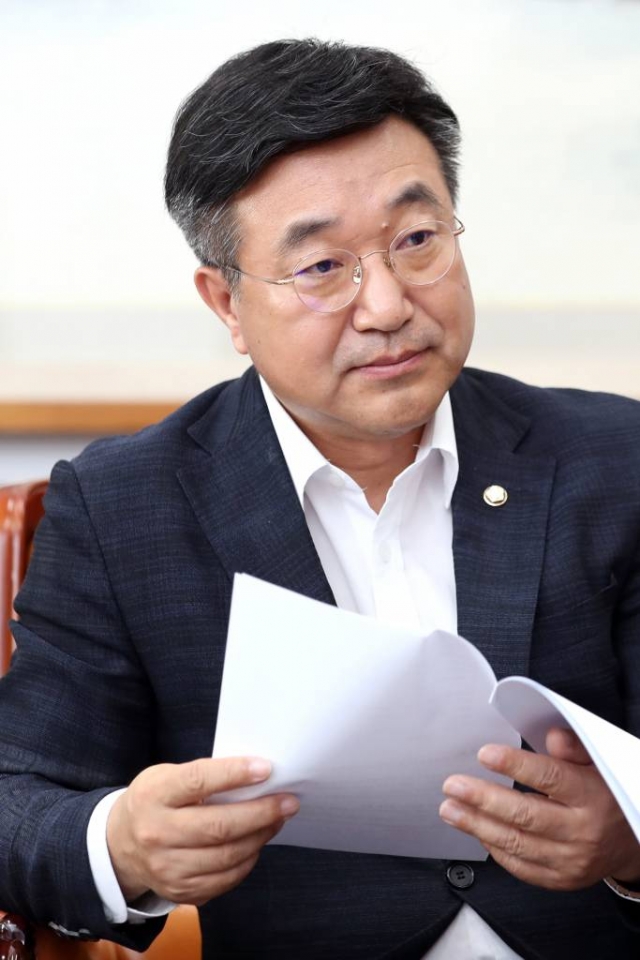 국회 법제사법위원장 윤호중 더불어민주당 의원. / 사진=이기범 기자