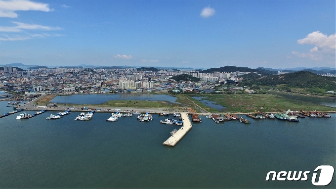 친환경선박 메카로 조성되는 목포 남항.(목포시 제공)2020.7.30 /뉴스1 © News1