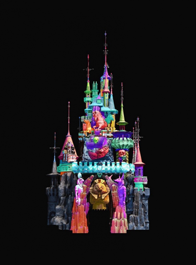 롯데월드 어드벤처가 오는 8월1일 '매직캐슬'에 신규 3D 미디어 맵핑쇼 'MAGIC CASTLE Lights up'을 오픈한다. /사진=롯데월드