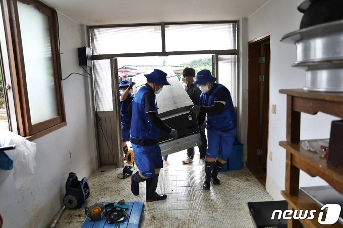 [사진] 삼성, 집중호우 피해복구 지원