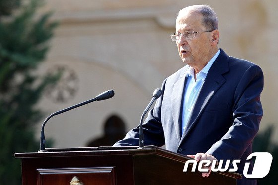 미셸 아운 레바논 대통령/사진=(AFP=뉴스1)