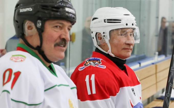 알렉산더 루카셴코 벨라루스 대통령과 블라디미르 푸틴 러시아 대통령/사진=로이터