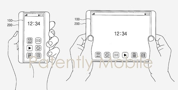 삼성전자 스트레처블 스마트폰 특허 /사진=페이턴틀리 모바일