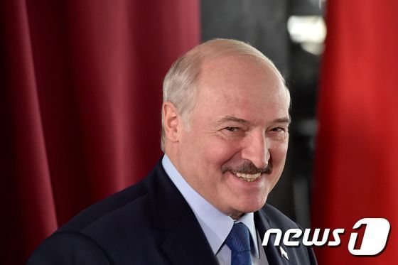알렉산드르 루카셴코 벨라루스 대통령© AFP=뉴스1