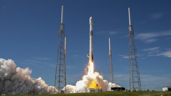 현지시각 18일 오전 미국 플로리다에서 스페이스X의 팔콘9 로켓이 발사되고 있다. (스페이스X 제공) 2020.08.19 /뉴스1