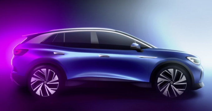 폭스바겐, 브랜드 첫 순수 전기 SUV 'ID.4' 외관 디자인 공개