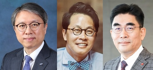 왼쪽부터 김대환 삼성카드 대표, 조좌진 롯데카드 대표, 이동면 BC카드 사장/사진제공=각사