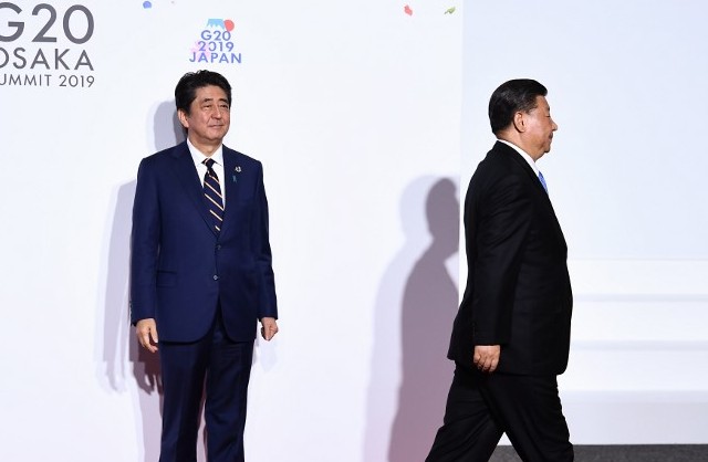 아베 신조 전 일본총리와 시진핑 중국 국가주석 /사진=AFP