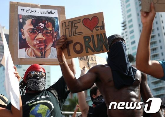 루이빌 흑인 시위 /AFPBBNews=뉴스1