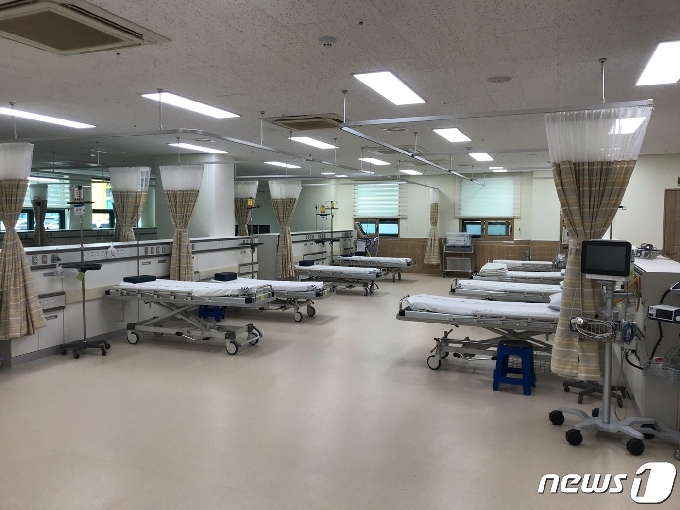 청주의료원 응급실 내부 © 뉴스1