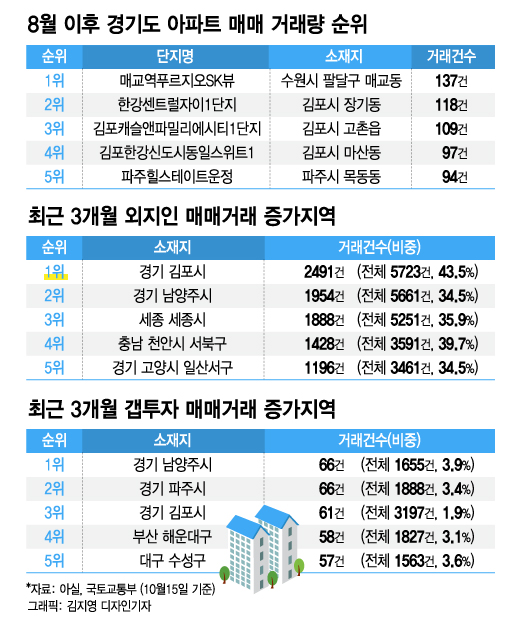 외지인 갭투자 몰리며 집값 뛴 김포…"매매 엎어지면 어쩌나"