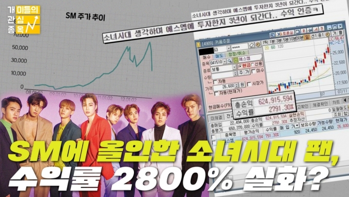 'SM 올인'해 2800% 수익 올린 소녀시대 팬, 지금도 갖고 있을까[개관종]