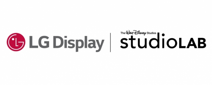 LG디스플레이 로고(왼쪽)와 디즈니스튜디오랩 로고. /사진제공=LG디스플레이