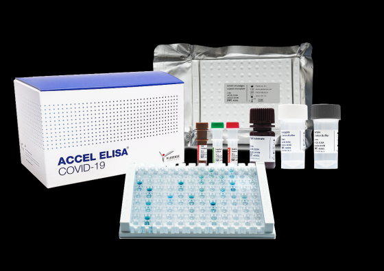 플렉센스의 코로나19 진단키트 ACCEL ELISA COVID-19 Total antibody kit