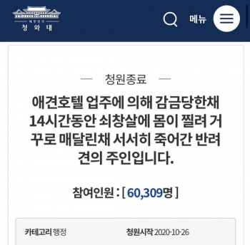 12시간 쇠창살 찔려 죽은 곰순이…경찰은 동물학대 '무혐의'