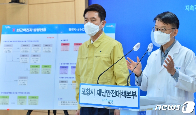 [사진] 강재명 포항감염병대응본부장 '지금이 위기'