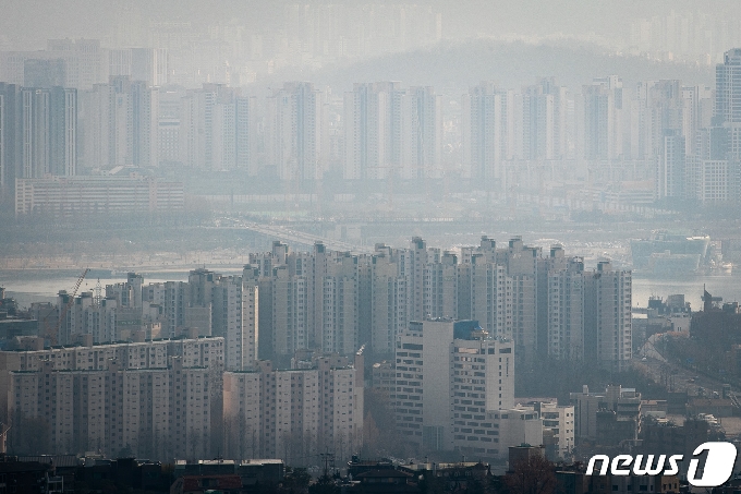서울시내 아파트단지 모습.© News1 유승관 기자